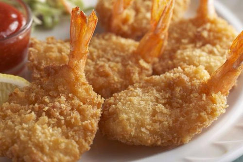 Fried Shrimp with fan tail